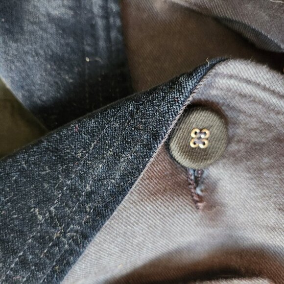 Hache Navy Blue Cropped Blazer Jacket size 44 (made in Italy) US 8 - Picture 7 of 12